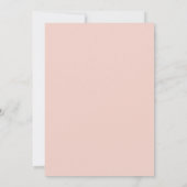 Pastel Floral Wedding Invitation Kaart (Achterkant)