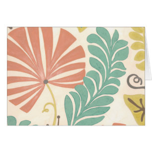Pastel Floral-wijnstokken en bladeren op de achter