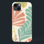 Pastel Floral-wijnstokken en bladeren op de achter Case-Mate iPhone Case<br><div class="desc">Florale wijnstokken en bladeren in pastelkleuren zijn het onderwerp van dit stuk van Erica J. Vess. Het mengsel van pastels op de crèmeachtergrond helpt het schilderij eruit te zien zonder de zintuigen te overweldigen. Zet deze tropische print vandaag in je huis!</div>