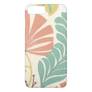 Pastel Floral-wijnstokken en bladeren op de achter Case-Mate iPhone Case