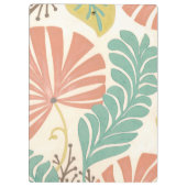 Pastel Floral-wijnstokken en bladeren op de achter Klembord (Achterkant)