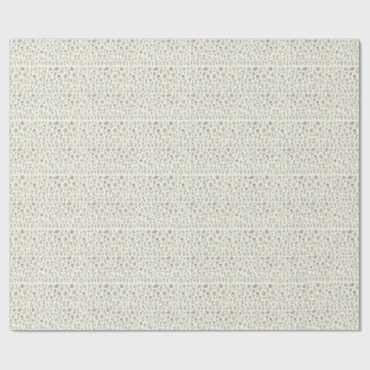 pastel floral wrapping paper. cadeaupapier (Vlak)