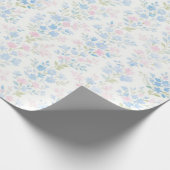 Pastel Floral Wrapping Paper Cadeaupapier (Hoek)