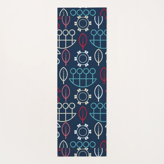 pastel floral yogamat (Achterkant)