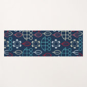 pastel floral yogamat (Voorkant (horizontaal))