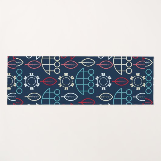 pastel floral yogamat (Voorkant (horizontaal))