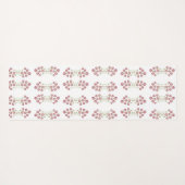 Pastel Floral  Yogamat (Achterkant (horizontaal))