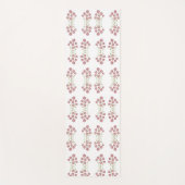 Pastel Floral  Yogamat (Voorkant)