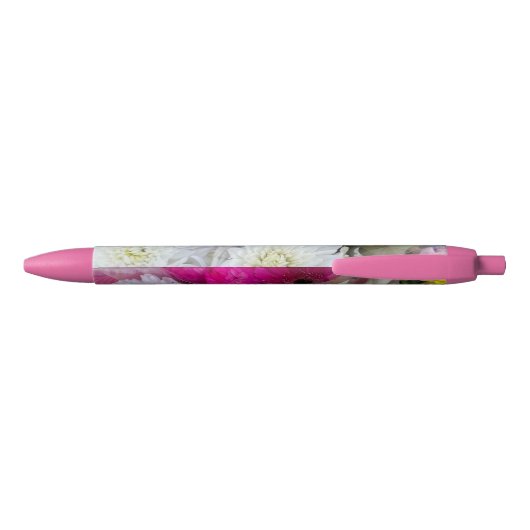 Pastel Floral Zwarte Inkt Pen (Achterkant)