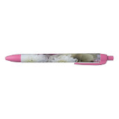 Pastel Floral Zwarte Inkt Pen (Bodem)