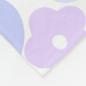 Pastel florale flacon fleece deken (Hoek)