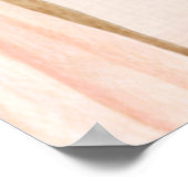 Pastel florale mandap met Indiaas paar welkom Poster (Hoek)