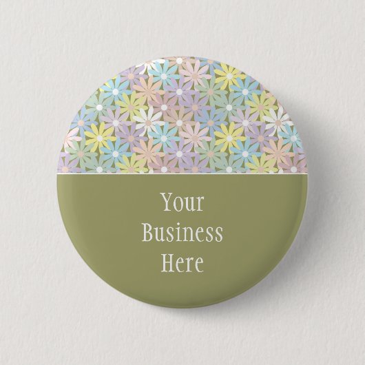 Pastel Florals Button (Voorkant)