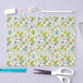 Pastel Florals en bladeren 2 Tissuepapier (Craft)