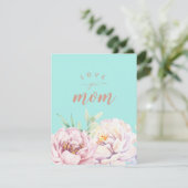 Pastel Florals houdt van je mam minimalistische pl (Staand voorkant)