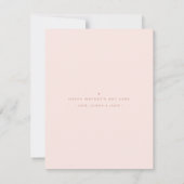Pastel Florals houdt van je mam minimalistische pl (Achterkant)