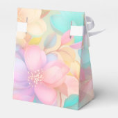 Pastel floreel patroon bedankdoosjes (Achterkant)
