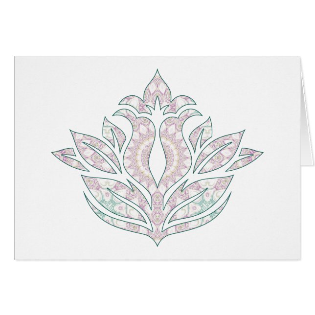 Pastel Flower Mandala Design (Voorkant Horizontaal)