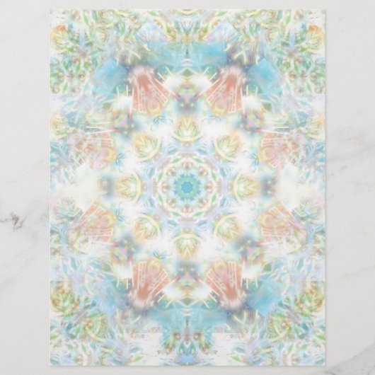 Pastel Flower Mandala Flyer (Voorkant)