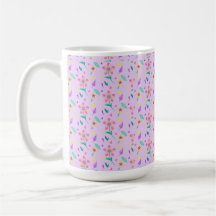 "Pastel Flower Pattern – Schattigee Waterverf Flor