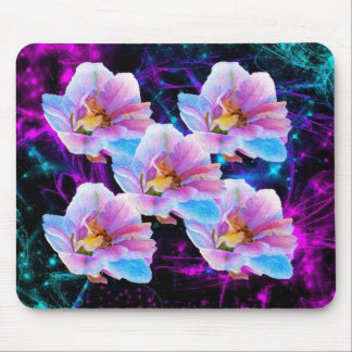 Pastel Flowers and stars Mousepad Muismat
