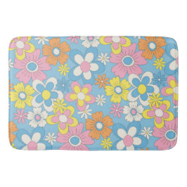 Pastel Flowers Bathroom Mat - Mix & Match Design