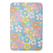 Pastel Flowers Bathroom Mat - Mix & Match Design (Voorkant Verticaal)