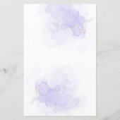 Pastel Flowers Birthday Word Scramble Game (Achterkant)