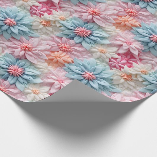 Pastel Flowers Cadeaupapier (Hoek)