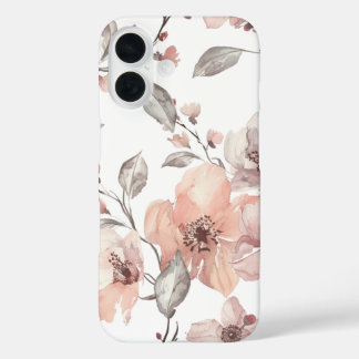 Pastel Flowers iPhone 16 Hoesje