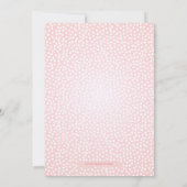 Pastel Flowers Christening Uitnodiging (Achterkant)