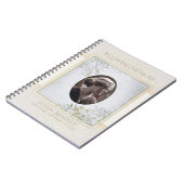 Pastel  Flowers Funeral Memorial Guest Book Notitieboek (Linkerzijde)