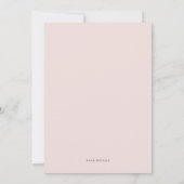 Pastel Flowers Glitter Het is een meisje Baby show Kaart (Achterkant)