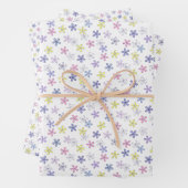 Pastel flowers inpakpapier vel (In situ)