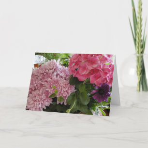 Pastel Flowers Kaart