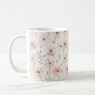 Pastel Flowers Koffiemok