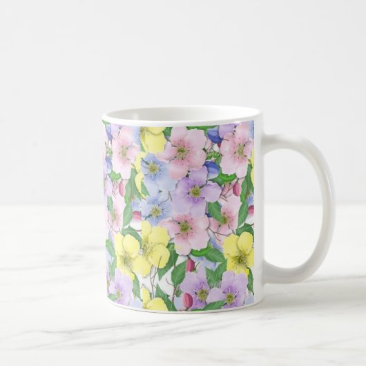 Pastel Flowers - Mok (Rechts)