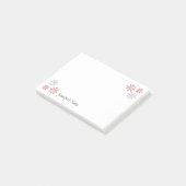 Pastel Flowers Post-it® Notes (Schuin)