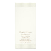 Pastel Flowers Rack Kaart met Faux Gold Effect (Achterkant)