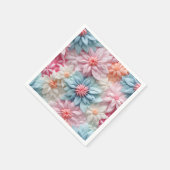 Pastel Flowers Servet (Hoek)