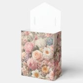 Pastel Flowers Shabby Chic Roos Bloemen Bruiloft Bedankdoosjes (Geopend)