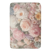 Pastel Flowers Shabby Chic Roos Bloemmotief Badmat (Voorkant Verticaal)