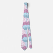 Pastel Flowers Stropdas (Voorkant)