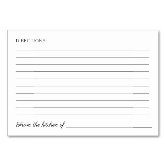 Pastel Flowers Vrijgezellenfeest Recept Kaarten (Achterkant)