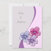 Pastel Flowers Weddenschap Kaart (Voorkant)
