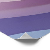 Pastel Flowing Layers – Abstracte kunst voor Calm Poster (Hoek)