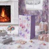 Pastel Fluffy Bows & Flowers Gift Bag Medium Cadeauzakje