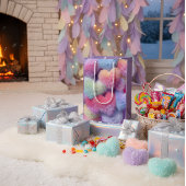 Pastel Fluffy Hearts Gift Bag Medium Cadeauzakje