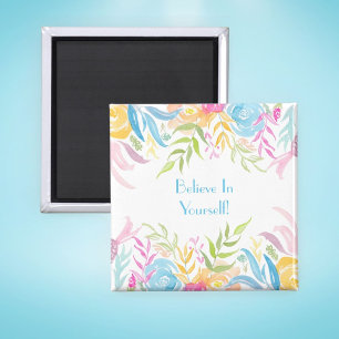 Pastel Foliage Beleef jezelf! Magneet