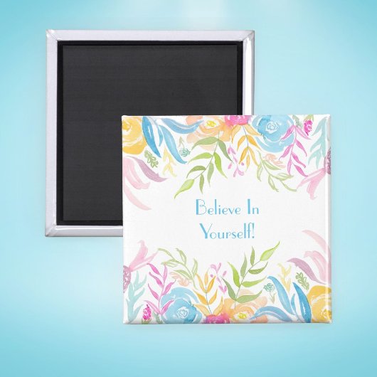 Pastel Foliage Beleef jezelf! Magneet